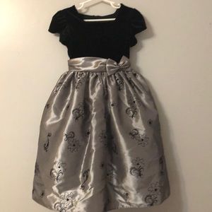 Black and Silver formal dress